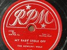 78 RPM, The Howling Wolf ‎– Original Folk Blues - RPM 347, 