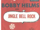 BOBBY HELMS--PICTURE SLEEVE + 45--(JINGLE BELL ROCK)--PS--PIC--SLV