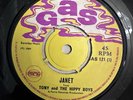 Tony and the hippy boys / The Harmonians - Janet Believe Me 1969 7” Record