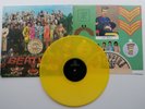THE BEATLES  SGT PEPPERS  1978  HOLLAND  YELLOW  VINYL  PRESS INSERT EX