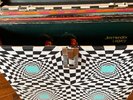 Vintage Psychedelic Platter-pak Album Case & 8 Jimi Hendrix LPs