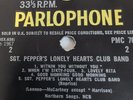 *NO A DAY IN THE LIFE* THE BEATLES - Sgt. PEPPER'S 1967 UK VINYL LP -1/-1 G+/VG