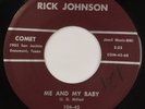 RICK JOHNSON: Me And My Baby US Comet ’59 Scarce Texas Rockabilly 45 HEAR