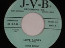 LITTLE SONNY: Love Shock US J-V-B Detroit R&B Blues Orig 45 HEAR