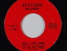 Sweet Soul/Garage 45 ONE WAY STREET Make A Little Room/I Wanted To on Boutique