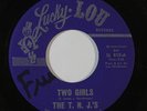 Northern Soul 45 T.N.J.'S Two Girls/I Got It So Good on Lucky Lou VG+