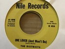 The Districts - One Lover ( Just Won’t Do ) / Like Clouds - Mint