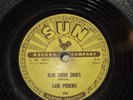 Original Carl Perkins Sun Records 'Blue Suede Shoes' 78 RPM Vinyl Record