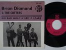 BRIAN DIAMOND & THE CUTTERS Big Bad Wolf RARE Sweden 45 UK beat mod garage HEAR