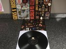 LP VINYL GUNS N' ROSES APPETITE FOR DESTRUCTION UK 1ST PRESS C/W STICKERS EX+/EX