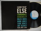 CANNONBALL ADDERLEY Somethin' Else LP 1958 US BLP 1595 RVG 47W63 DG ear VG+/EX-