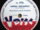 78 RPM RECORD V-DISC 470 JIMMY DORSEY JUMPIN' JEHOSAPHAT & LOMBARDO STARS  E/E+