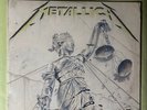 Metallica And Justice For All Record 2 LP Vinyl 1988 Elektra E1 60812