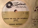 Human Instinct Down the Hall New Zealand 1st issue PSYCH Prog 45 NON LP Zodiac