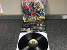 LP VINYL IRON MAIDEN THE NUMBER OF THE BEAST EMC 3400 UK 1ST PRESS 1982  EX+/EX-