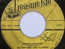 45 SKA / ALTON AND THE FLAMES / DANCE CRASHER / TREASURE ISLE / LISTEN