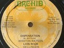 Winston Watson/Dillinger-Dispensation/Lion Rock Orchid Recs 1979 Reggae Dub