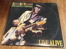 STEVIE RAY VAUGHAN AND DOUBLE TROUBLE LIVE ALIVE LP E2 40511 EX/EX 1986,