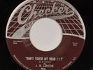 J.B. LENOIR: Don’t Touch My Head US Checker 856 Rare R&B Chi Blues 45 NM HEAR