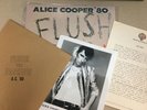 Alice Cooper Flush The Fashion promo w/ bio 8x10 paper bag