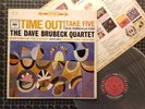 THE DAVE BRUBECK QUARTET Time Out LP 1961 VG/VG+ w/ INNER Stereo VINYL 6-Eye CBS