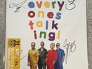 SIGNED - ALL TIME LOW EVERYONES TALKING - Green Yellow Half Vinyl #300