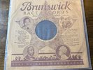 BRUNSWICK Record 78 rpm SLEEVE ONLY - RACE RECORDS - Good Shape