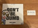 DUMMY SIGNED 2 DISC VINYL LP - SIGNED INSERT  - ASAP ROCKY DONT BE DUMB