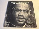 Malcolm X - Ballots Or The Bullets - 12” Vinyl 1973 - Charisma Records MX-102