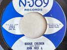 Rock 45, JOHN FRED & Playboys, 1964, N-JOY Records, “Boogie Children”, M-
