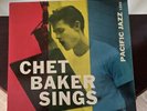 Chet Baker Sings LP Vinyl Record 1956 Pacific Jazz PJ 1222 DG Mono Russ Freeman