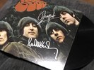 The Beatles Rubber Soul Vinyl Signed Autographed Paul McCartney Rings Starr COA