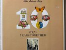 Peter, Paul and Mary 10 Years Together WB BS 2552   beautiful copy with book
