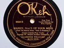 CLARENCE WILLIAMS’ BLUE FIVE ‘MANDY MAKE UP YOUR MIND’ OKEH 78, LOUIS & BECHET