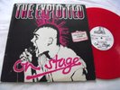 THE EXPLOITED   ON STAGE ** 1981 UK THE EXPLOITED LP RED VINYL.