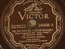Victor 24468 Pickens Sisters DREAM WALKING/GoodMorning Glory  78 rpm JAZZ E 1933