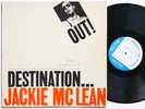 JACKIE MCLEAN Destination Out  LP BLUE NOTE 84165 NY EAR MONO Grachan Moncur III