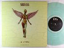 Nirvana - In Utero LP - DGC Clear Green Wax OG Press VG++