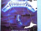 CLASSIC ROCK LP RECORD Metallica Ride the Lightning ORIG 84 MEGAFORCE G /VG RARE