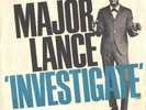 MAJOR LANCE-RAREST PICTURE SLEEVE + 45--(INVESTIGATE)-PS--PIC--SLV