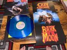 Ozzy Osbourne - Bark At The Moon(1983)used Transparent Blue Vinyl LP RE, Poster