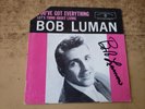 hand signed 1960s VG+/vg Bob Luman Let's Think About Living  SLEEVE ONLY NO 45