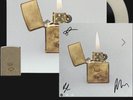 Mumford & Sons - SIGNED - Prizefighter Clear LP Vinyl - Clover Art & Zippo Light