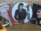 Michael Jackson BAD Picture disc LP Album Vinyl 450290 0 & 2 singles inc Poster