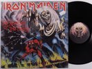 IRON MAIDEN Number Of The Beast HARVEST LP VG+ with merch insert SHRINK o