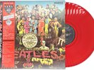 NM WAX  The Beatles Sgt. Peppers Japan RED VINYL Mono EAS-70137 OBI Very Clean
