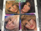 POISON - LOOK WHAT THE CAT DRAGGED IN LP ST 73202 w/POSTER & 2-MERCH SLIPS- RARE