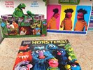3 Vintage 1970's Sing Along 45 RPM Records Sesame Street Monsters Roosevelt