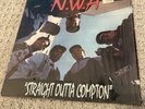 N.W.A Straight Outta Compton 1988 ORIGINAL PRESSING LP SL-57102 SRC VG+
