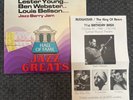 SIGNED Dizzy Gillespie LP w/ tickets & poster FREE SHIP in US rare autographed